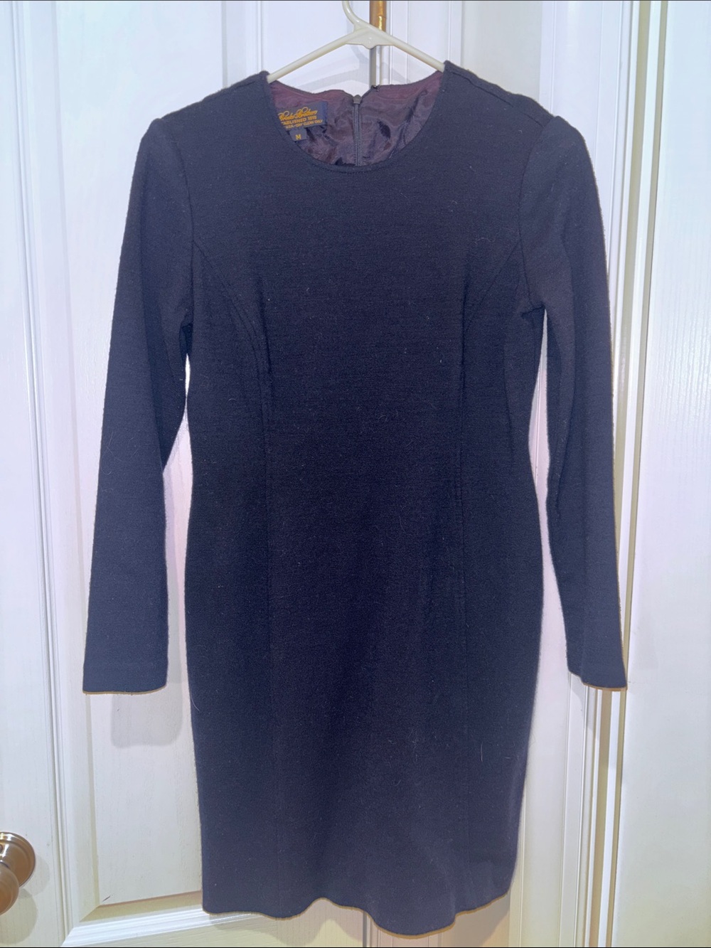 Brooks Brothers Wool Long Sleeve Dress